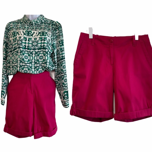 H&M Green & White Paisley Print Top Size 6 - Picture 2 of 9